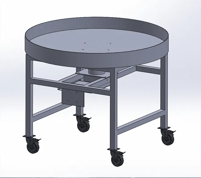 Mesa giratoria 3D